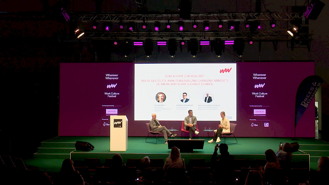 WW - Work Culture Festival: Drees & Sommer Panel - Vom KI-Hype zur Realität